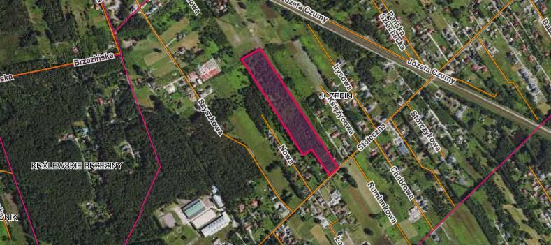 Działka inwestycyjna Józefin, ul. Stołeczna. Zdjęcie 4
