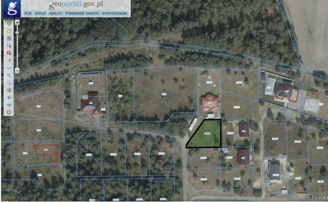 Działka budowlana Siedliska, xxx. Zdjęcie 1