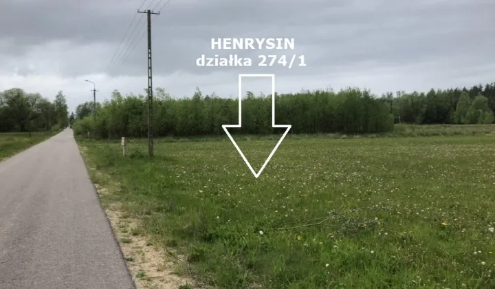 Działka budowlana Henrysin