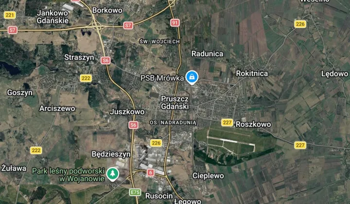 Działka inwestycyjna Pruszcz Gdański