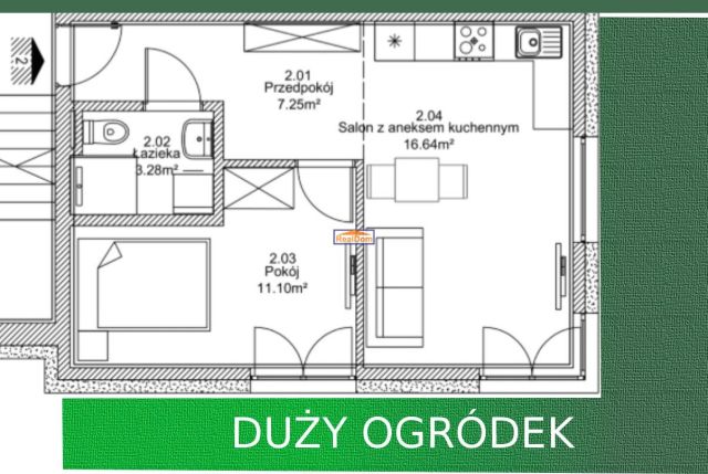 Mieszkanie 2-pokojowe Kraków Podgórze, ul. Bieżanowska. Zdjęcie 8
