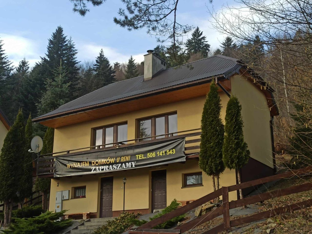 dom letniskowy, 6 pokoi Krempna