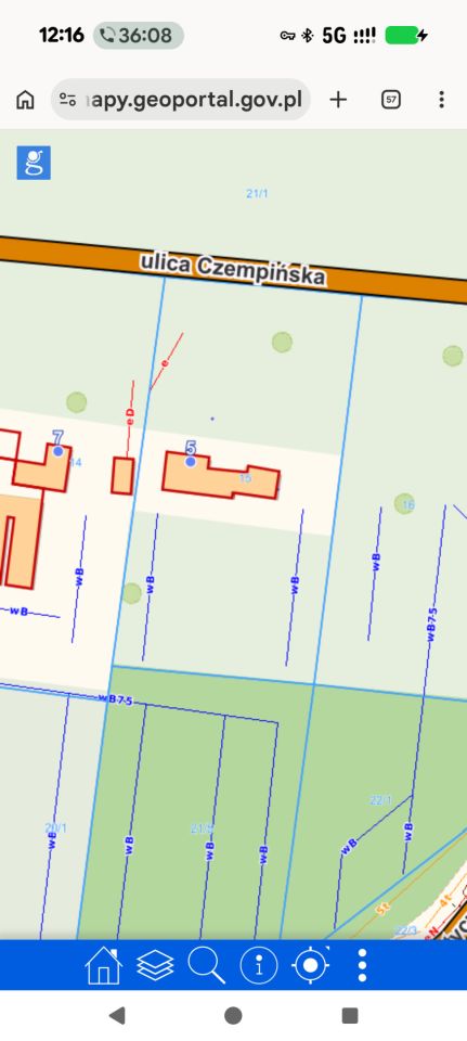 Działka inwestycyjna Warszawa Ursynów, Czempińska. Zdjęcie 1