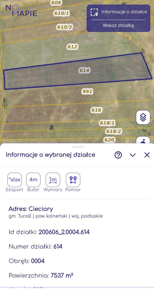 Działka rolna Pupki. Zdjęcie 1