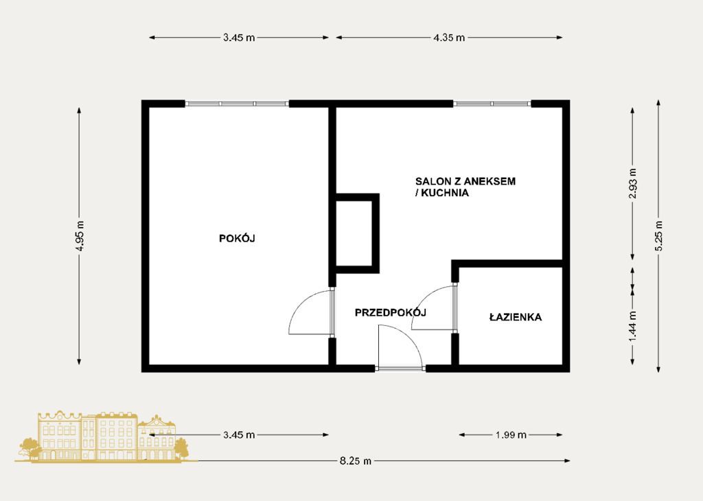 Mieszkanie 2-pokojowe Kraków, ul. Łagiewnicka. Zdjęcie 9