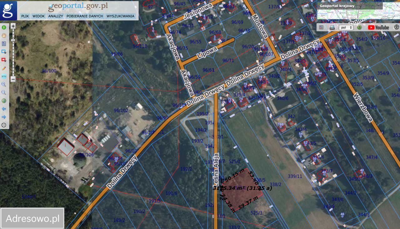 Działka budowlana Młyniec Drugi. Zdjęcie 11