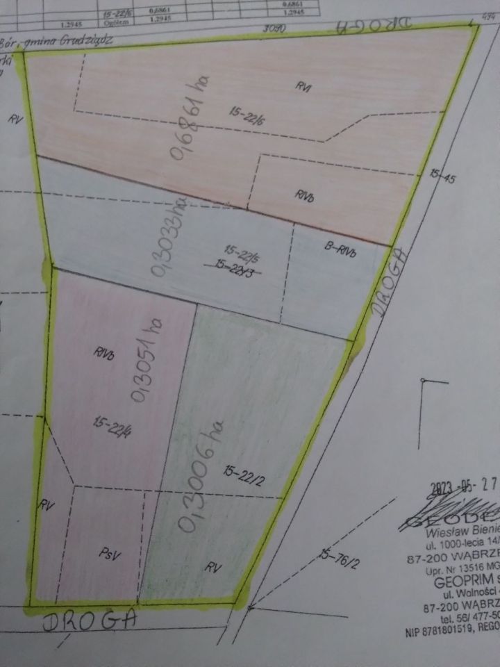 Działka budowlana Wiewiórki. Zdjęcie 3