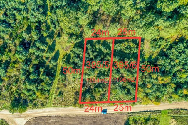 Działka inwestycyjna Łebcz, ul. Polna. Zdjęcie 3