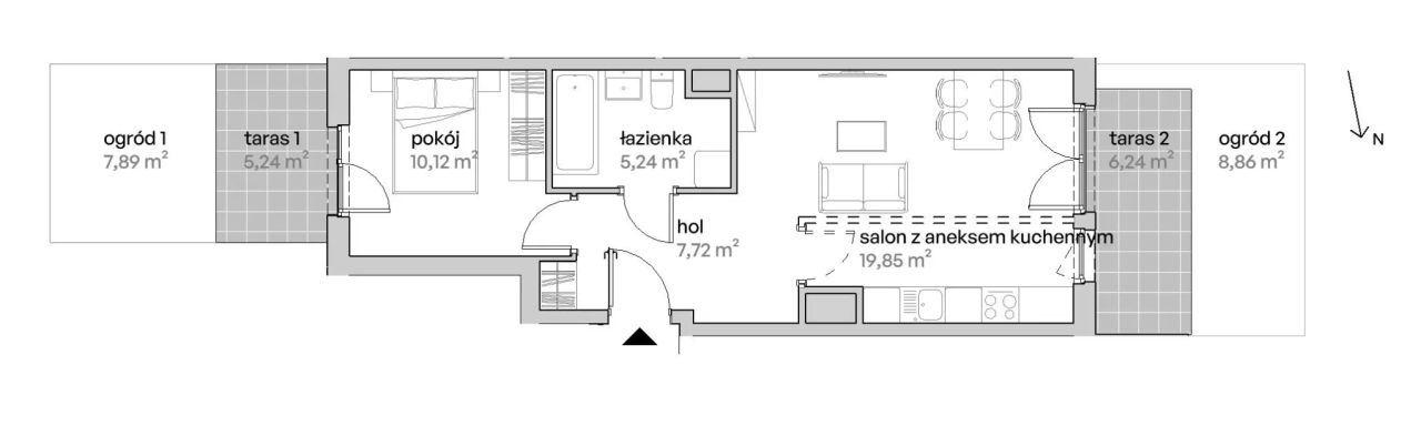 Mieszkanie 2-pokojowe Poznań Starołęka, ul. Unii Lubelskiej. Zdjęcie 7
