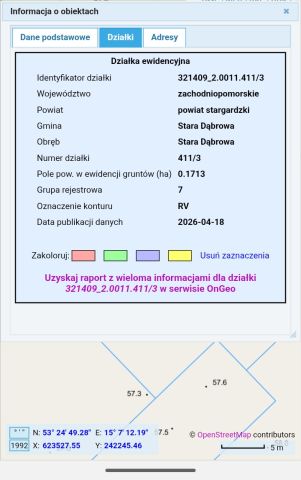Działka budowlana Stara Dąbrowa. Zdjęcie 11