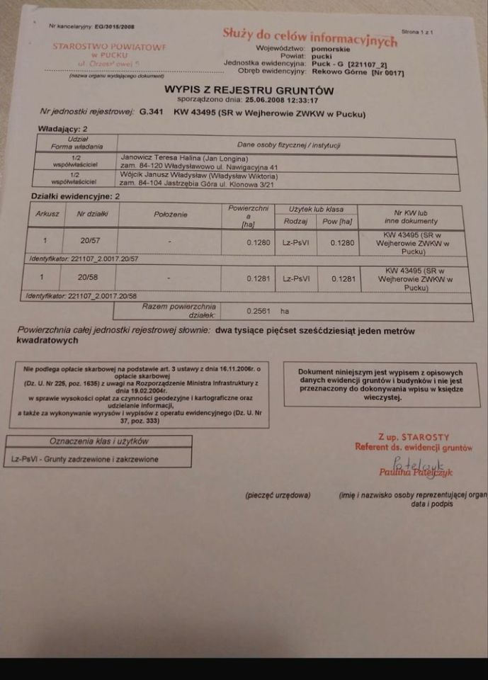 Działka budowlana Rekowo Górne, ul. Świerkowa. Zdjęcie 6
