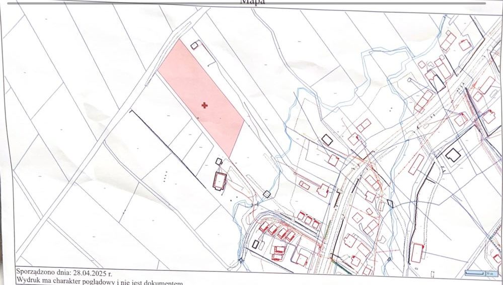 Działka inwestycyjna Bereżnica Wyżna. Zdjęcie 3
