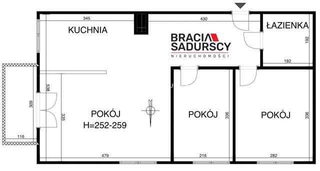 Mieszkanie 3-pokojowe Kraków Prądnik Biały, ul. abp. Zygmunta Szczęsnego Felińskiego. Zdjęcie 31