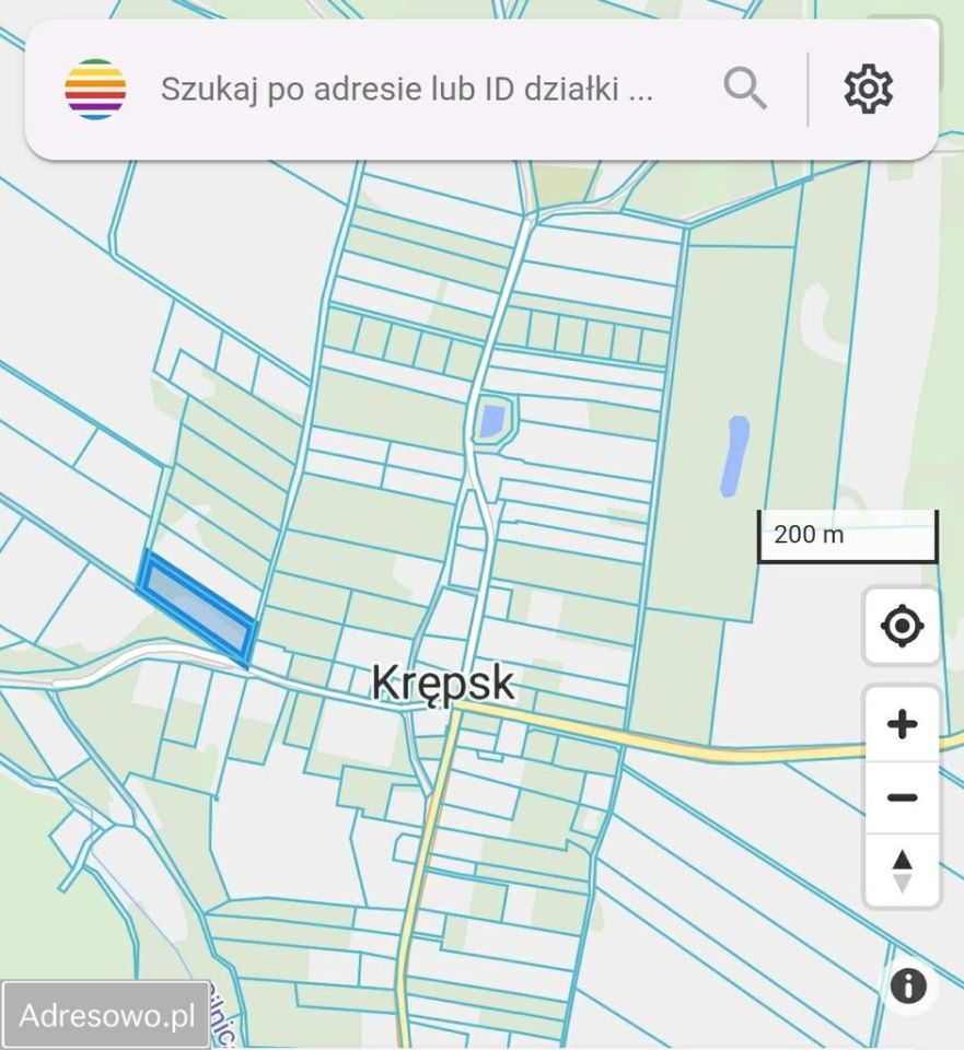 Działka budowlana Krępsk. Zdjęcie 3