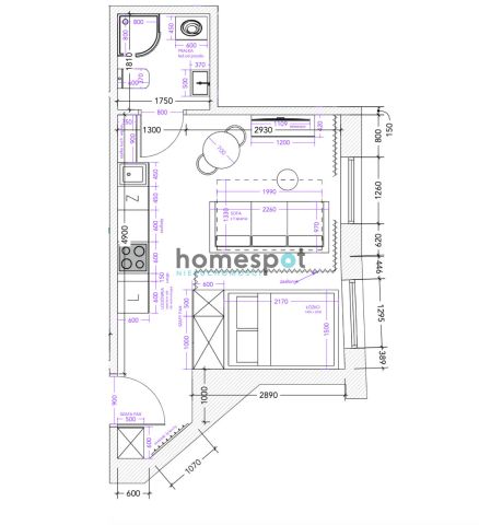 Mieszkanie 2-pokojowe Poznań Stare Miasto, ul. Grobla. Zdjęcie 6