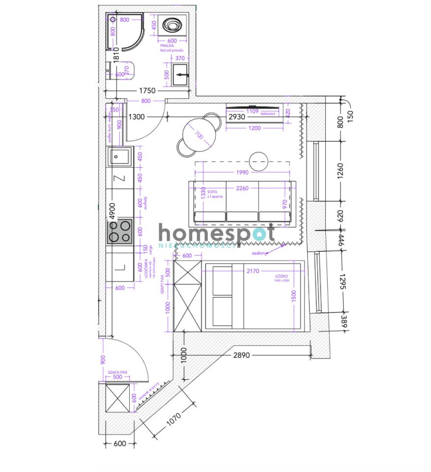 Mieszkanie 2-pokojowe Poznań Stare Miasto, ul. Grobla. Zdjęcie 6