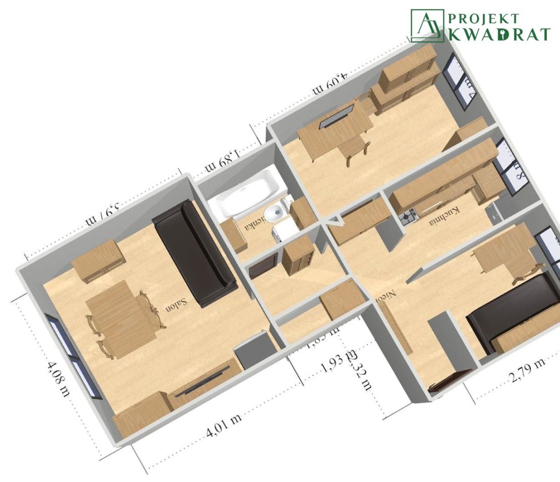 Mieszkanie 3-pokojowe Knurów, ul. Jana Sobieskiego. Zdjęcie 13