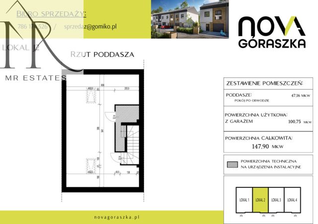 dom szeregowy, 4 pokoje Góraszka. Zdjęcie 6