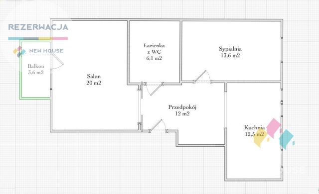 Mieszkanie 2-pokojowe Olsztyn Kormoran, ul. Wincentego Pstrowskiego. Zdjęcie 19