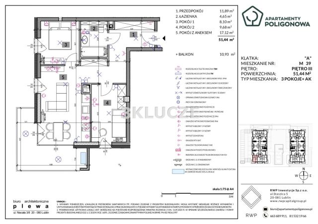 Mieszkanie 3-pokojowe Lublin Sławin. Zdjęcie 2