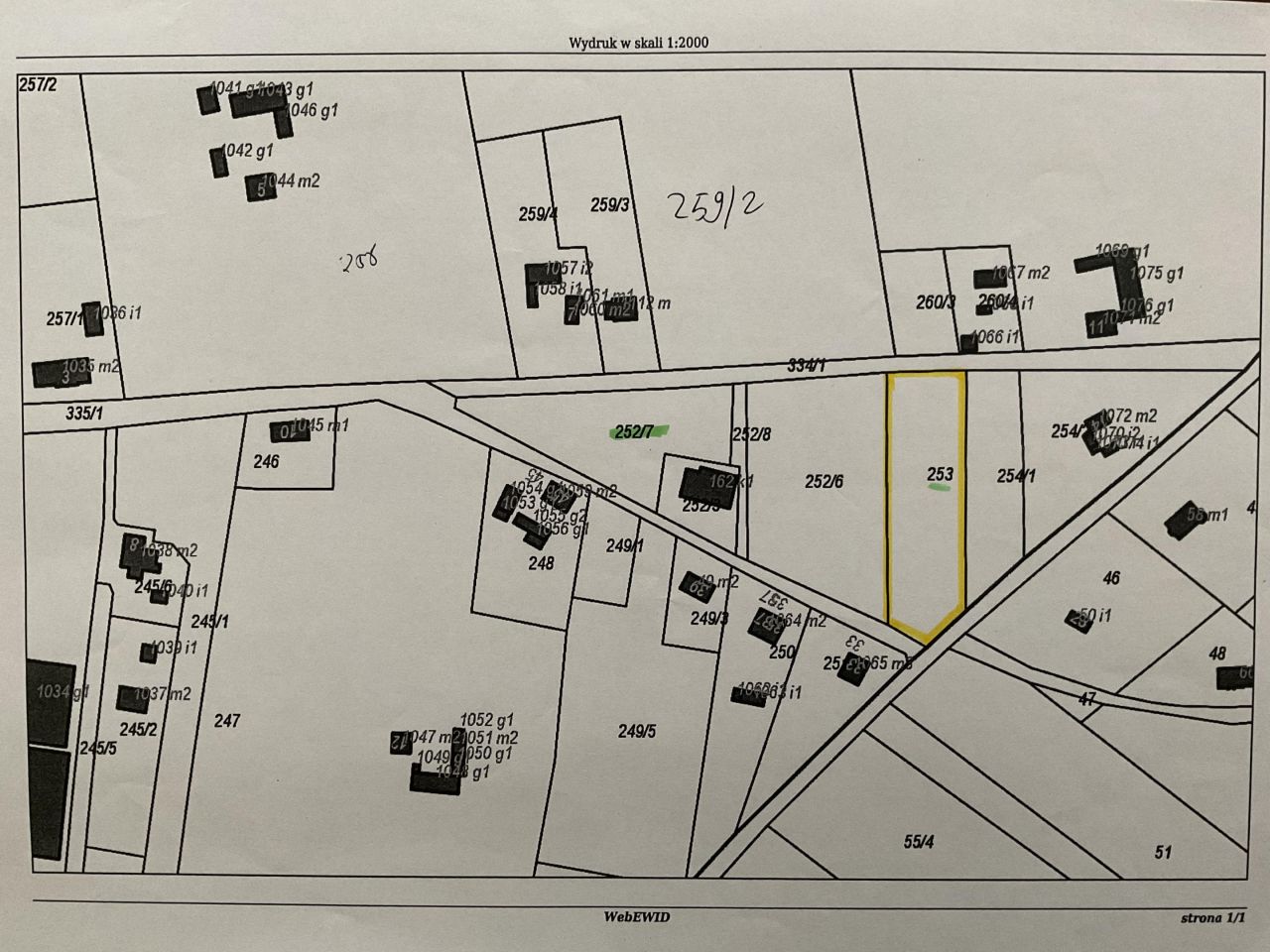 Działka rolna Dąbrowa Chełmińska, ul. Otowicka