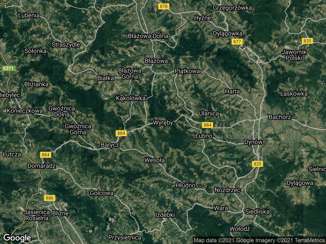 Działka rolna Wyręby