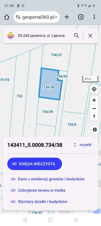 Działka budowlana Jasienica, ul. Łąkowa. Zdjęcie 4