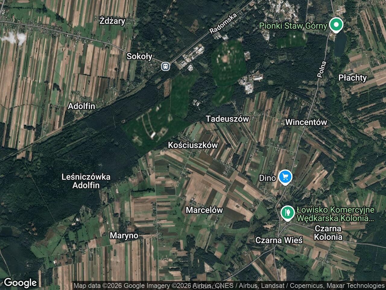 Działka rolno-budowlana Kościuszków. Zdjęcie 1