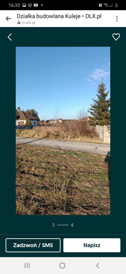 Działka budowlana Kuleje. Zdjęcie 6