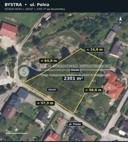 Działka budowlana Bystra. Zdjęcie 4
