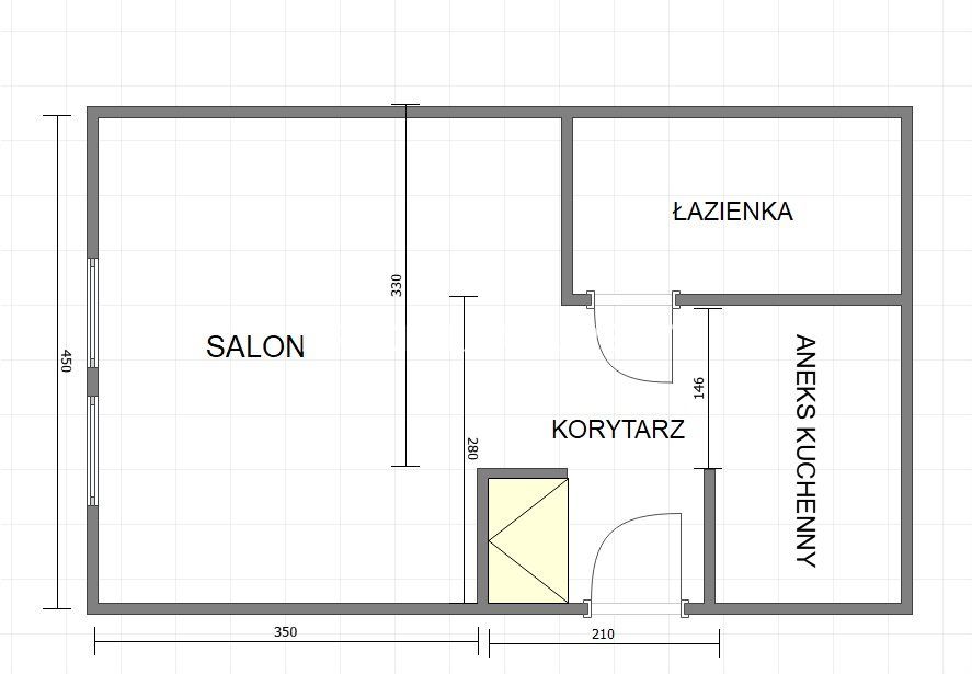Mieszkanie 1-pokojowe Kraków Podgórze, ul. św. Benedykta. Zdjęcie 13