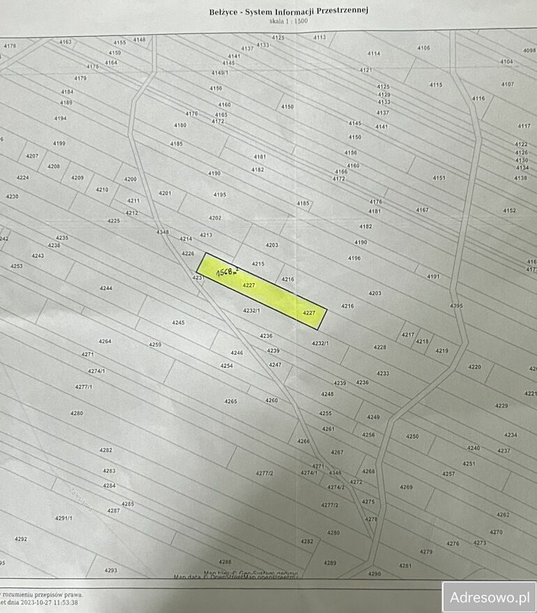 Działka leśna Bełżyce. Zdjęcie 1