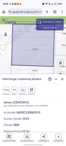 Działka rolna Leśniowice. Zdjęcie 1