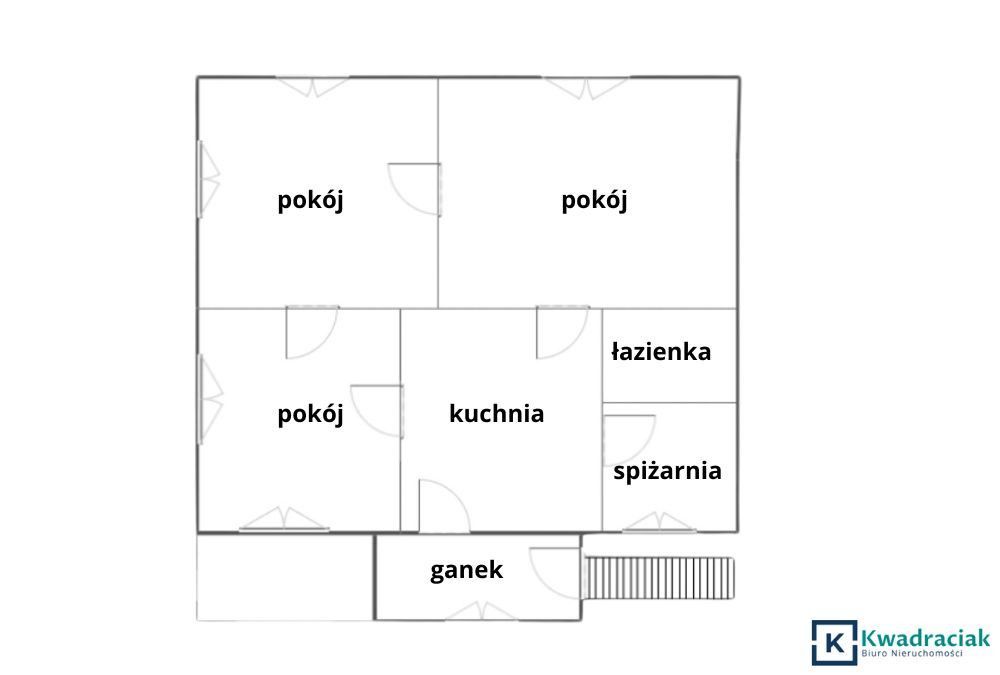 dom wolnostojący, 3 pokoje Pakoszówka. Zdjęcie 15