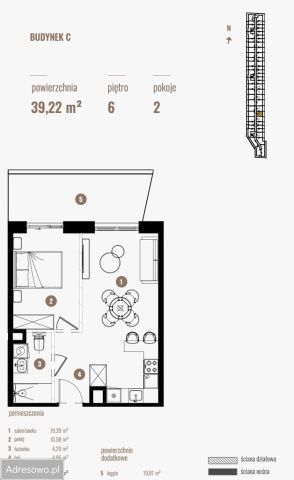 Mieszkanie 2-pokojowe Łódź Widzew, ul. Józefa Pilarskiego. Zdjęcie 1