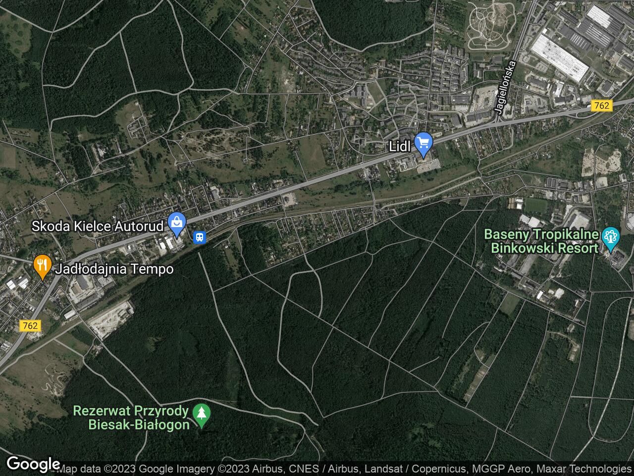 Działka budowlana Kielce, ul. Biesak