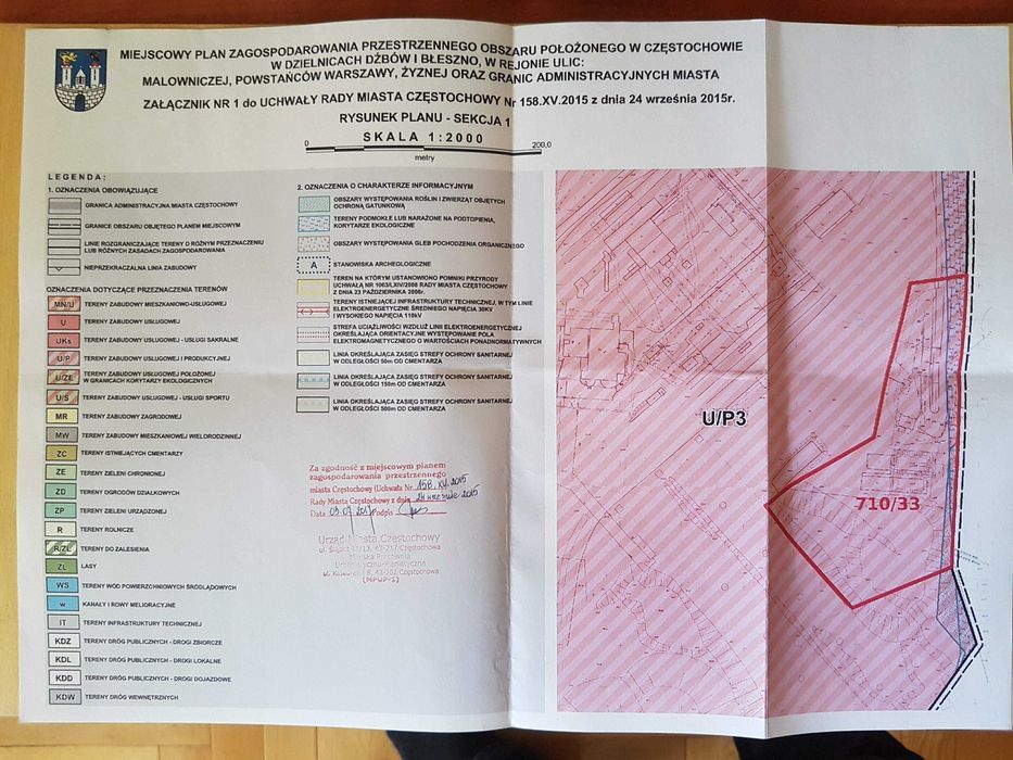 Działka inwestycyjna Częstochowa Sabinów, ul. Żyzna. Zdjęcie 3