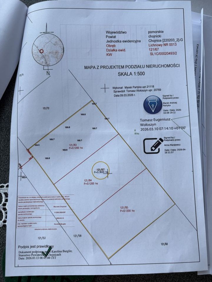 Działka budowlana Lichnowy. Zdjęcie 3