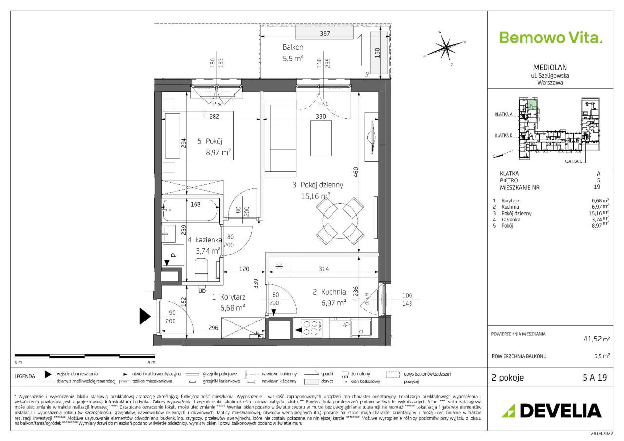 Mieszkanie 2-pokojowe Warszawa Chrzanów, ul. Szeligowska. Zdjęcie 8