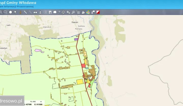 Działka inwestycyjna Stawki