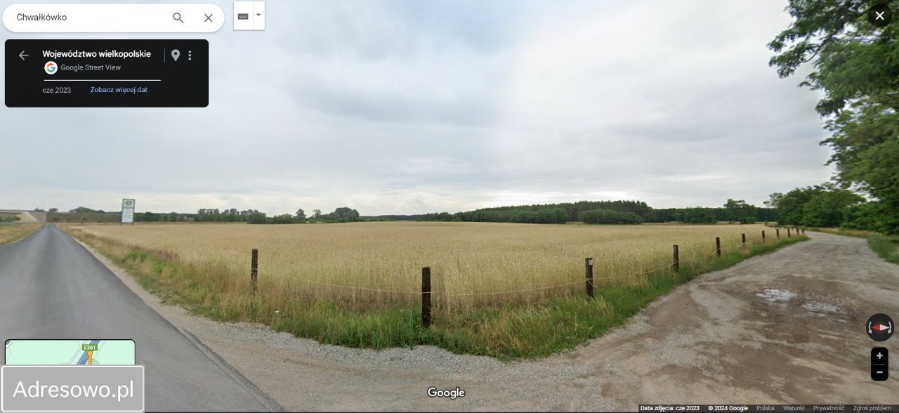 Działka inwestycyjna Chwałkówko. Zdjęcie 4