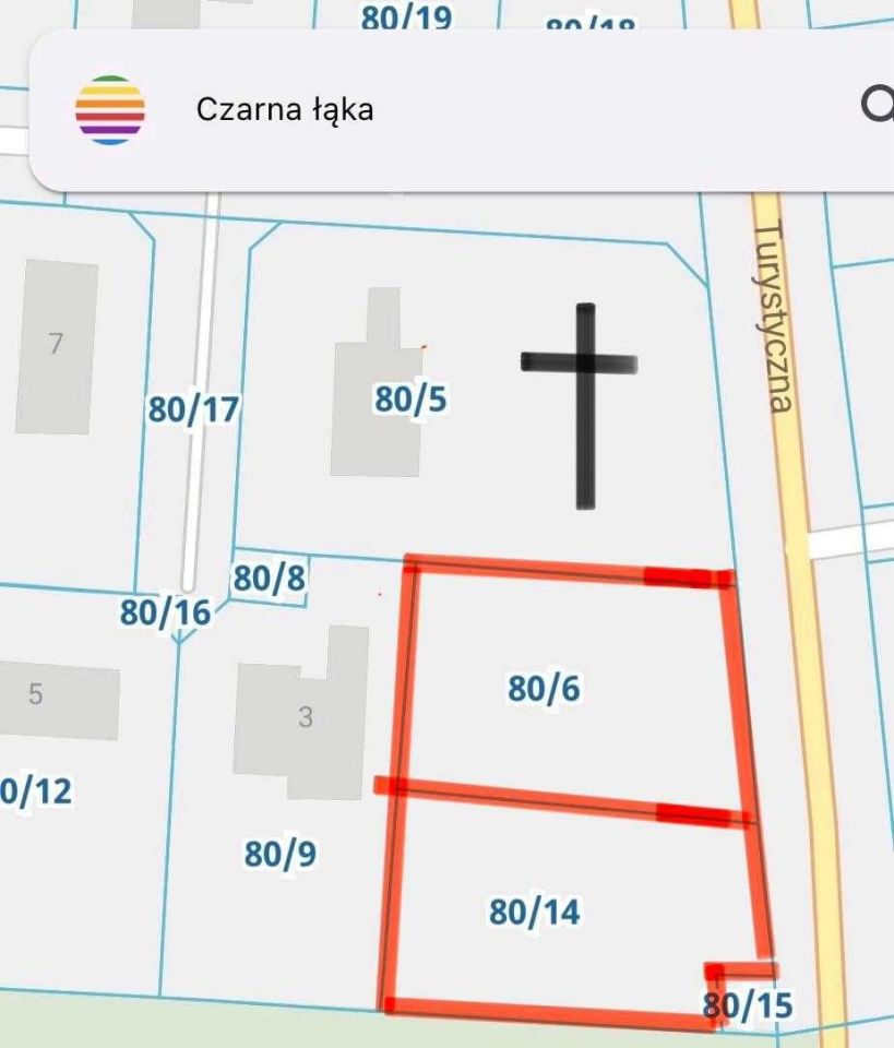 Działka budowlana Czarna Łąka, ul. Turystyczna. Zdjęcie 4