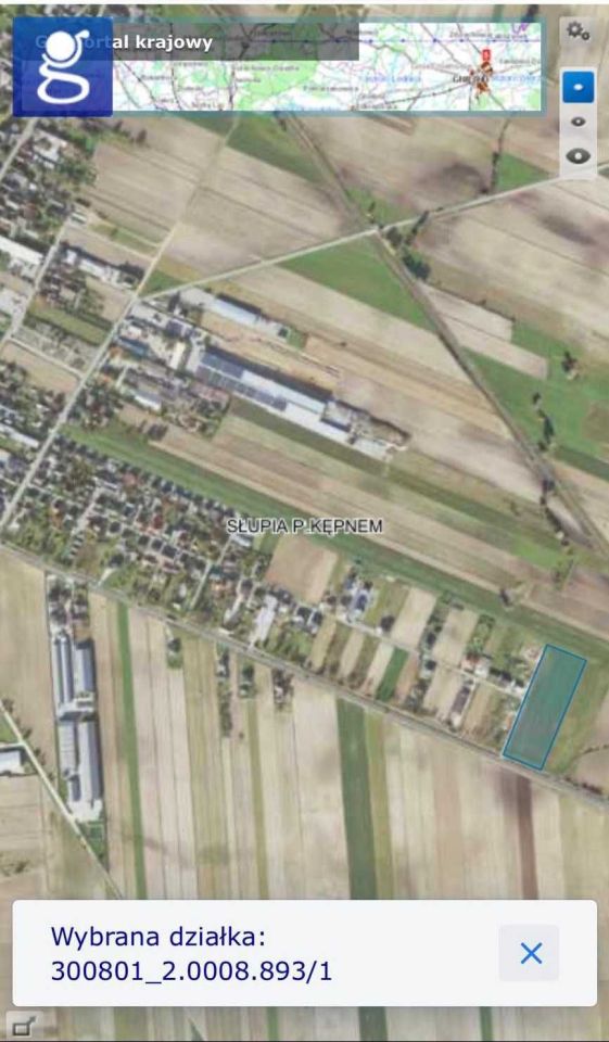 Działka inwestycyjna Słupia pod Kępnem. Zdjęcie 2