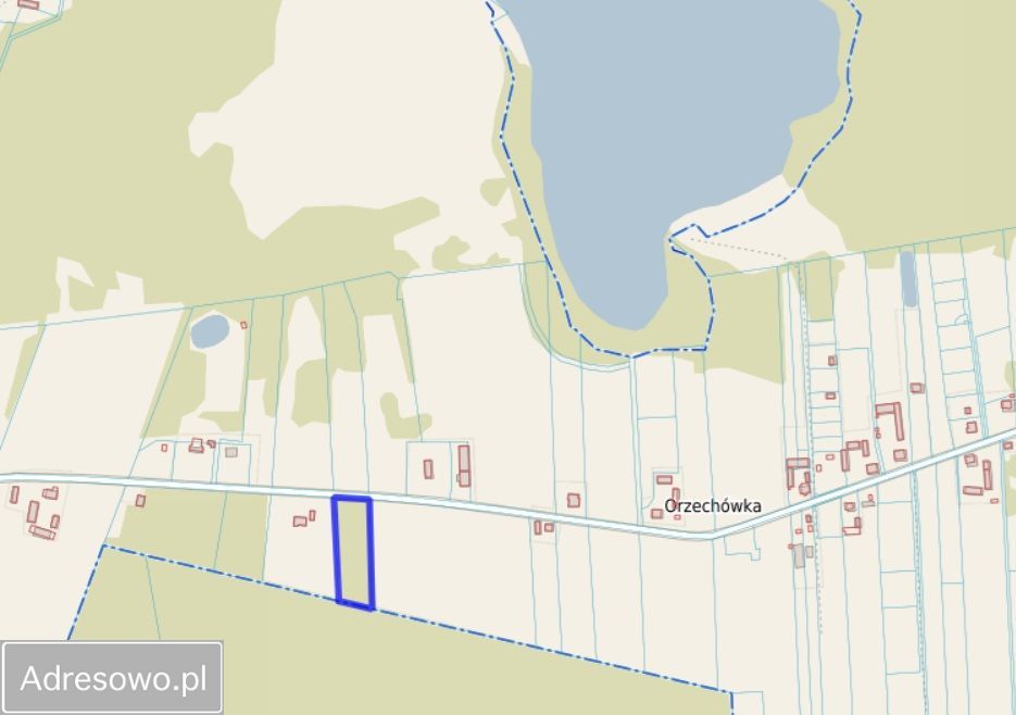 Działka budowlana Orzechówka. Zdjęcie 2