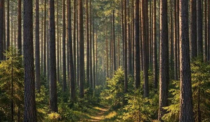 Działka leśna Pluty