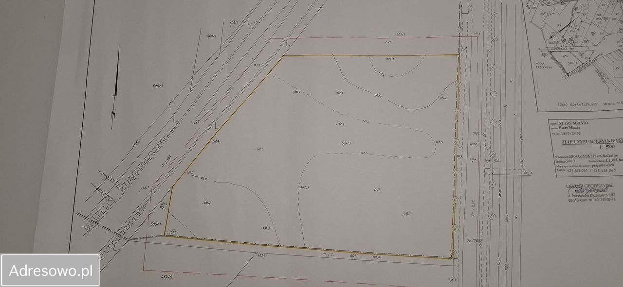 Działka inwestycyjna Stare Miasto, ul. Rychwalska. Zdjęcie 1