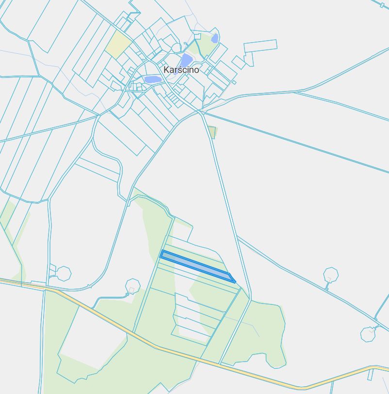 Działka rolna Karścino, dz. 110. Zdjęcie 1