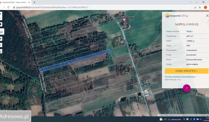 Działka rolno-budowlana Niemieryczew