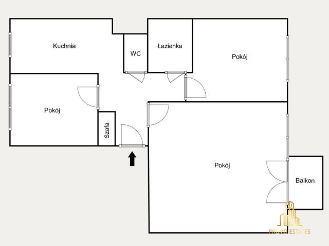 Mieszkanie 3-pokojowe Kraków Śródmieście, ul. Opolska. Zdjęcie 14