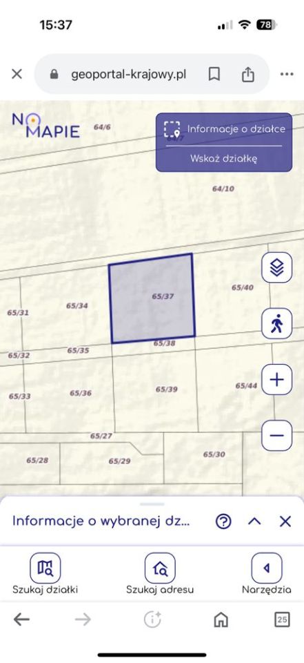 Działka budowlana Jeglin